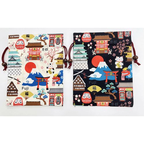 京佑
平巾着 日本名所柄