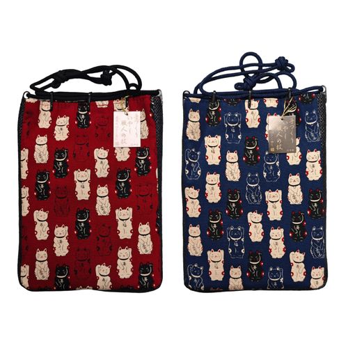 祐馬工芸
招き猫 通しマチ付信玄袋