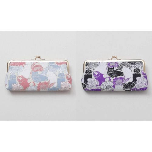 アミナコレクション
猫花メガネがま口