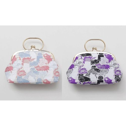 アミナコレクション
猫花リング手付がま口バッグ