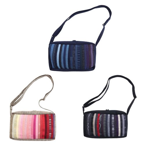 オカモト商店
久留米絣 儀右ヱ門 ポシェット カマイユ