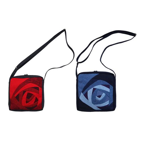 オカモト商店
久留米絣 儀右ヱ紋 ポシェットローズガーデン