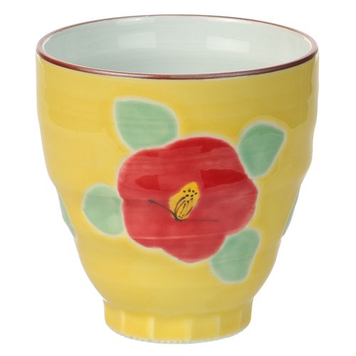 光和陶器
黄釉椿湯呑