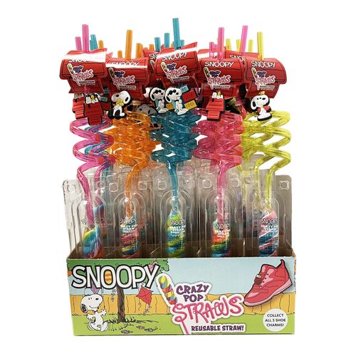 0654954250679







Ｗｉｓｍｅｔｔａｃフーズ
スヌーピー クレイジーポップストロー（キャンディ）