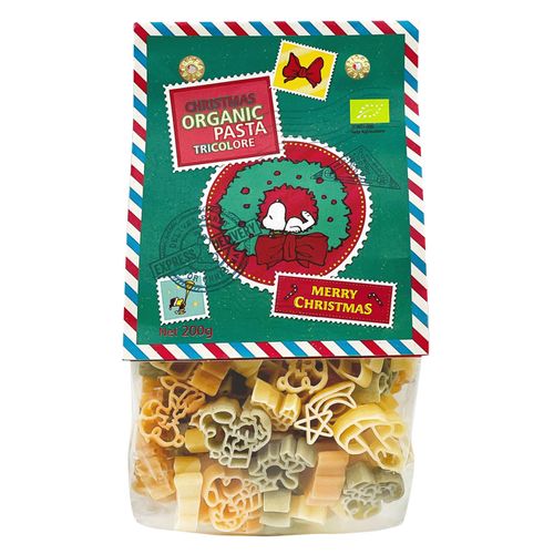 4932395521715



200G



Ｗｉｓｍｅｔｔａｃフーズ
スヌーピー クリスマスオーガニックパスタ