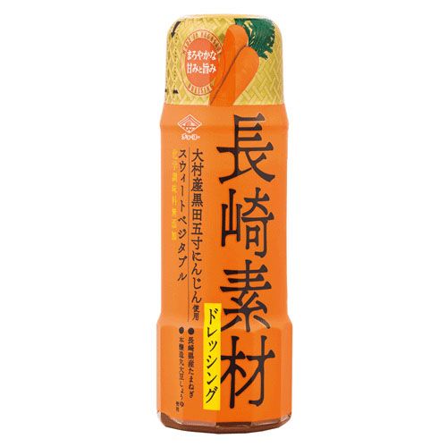 4974507566238



ﾁｮｰｺｰ 200ML



ちくま
長崎素材ドレッシング 大村産黒田五寸人参使用 スイートベジタブル