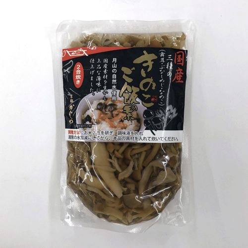 4971814106096







かじの
国産 きのこご飯の素 （2合用）