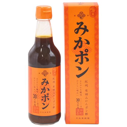4580137894056







早和果樹園
みかポン酢 360ml 果汁30％