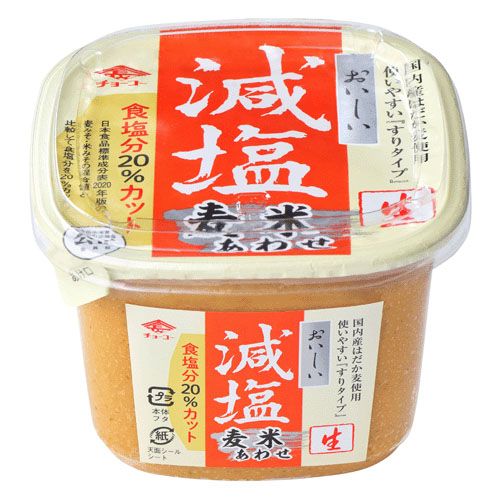 4974507634630



ﾁｮｰｺｰ



ちくま
減塩麦米あわせ味噌 500g