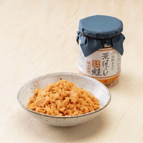 4901540607727







合食
荒ほぐし鮭フレーク 明太風味