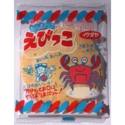 4901053001135



3ﾏｲ



イケダヤ製菓
えびっこ