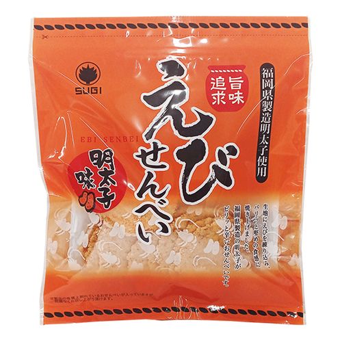 4973383548680



100G



スギ製菓
えび煎餅・明太子味