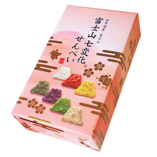 4515218040619



ﾊｺ ﾎｳｿｳｱﾘ



東彰
富士山七変化煎餅ギフト箱（7枚×8袋）