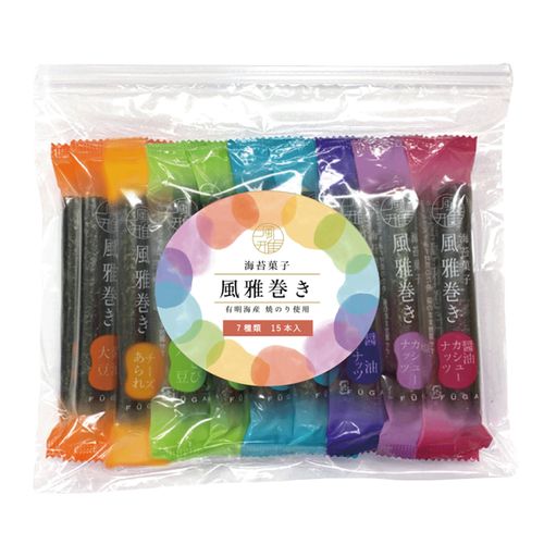 4528937221795







風雅
在庫限り風雅巻き・にじいろパック15本入り