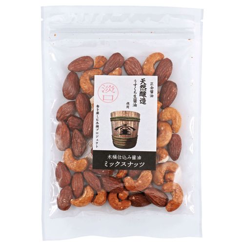 4589595561715



60G



ナカダイ
木桶仕込み醤油ミックスナッツ 天然醸造うすくち生醤油