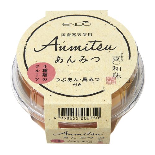 4958655202750







遠藤製餡
喜和味 あんみつ