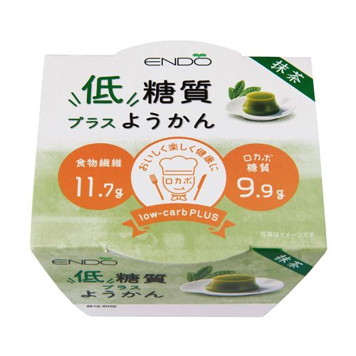 4958655202866



90G X 6



遠藤製餡
W低糖質プラス羊羹（抹茶）