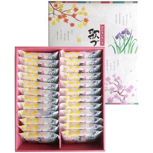 4902403259268



25926



日の出屋製菓産業
歌づくし（24袋）