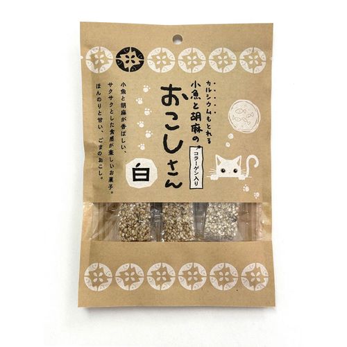 4535301019773



8ﾏｲX4



タクセイ
小魚と胡麻のおこしさん 白