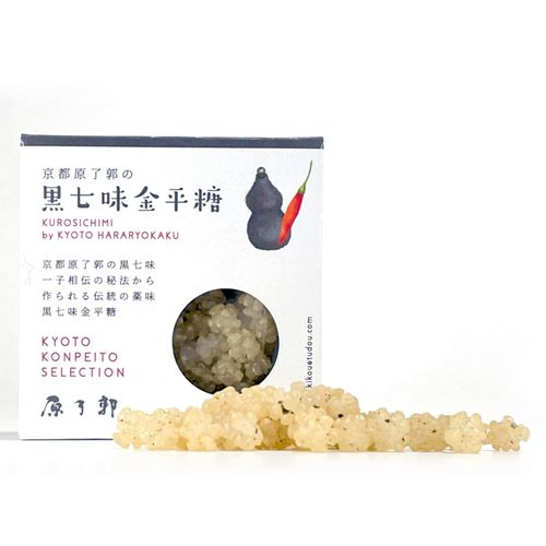 4992107004950



99855



青木光悦堂
京都原了郭の黒七味金平糖