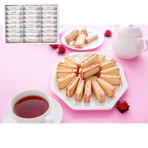 4582580112527



風美庵
苺のワルツ あまおう苺のバターサンド24個入り×10箱