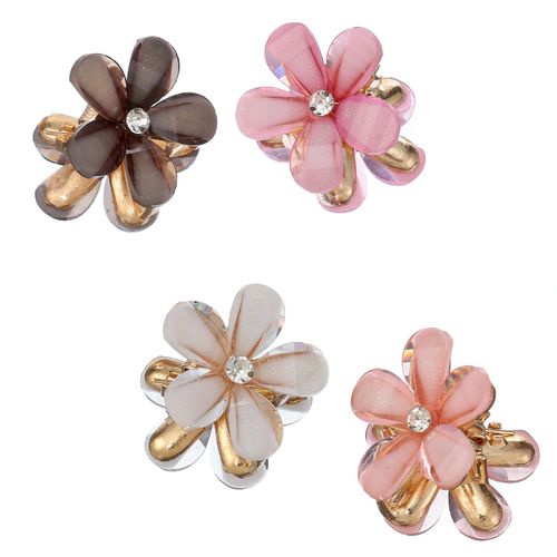 ジェノバ
花柄ヘアクリップ2Pセット