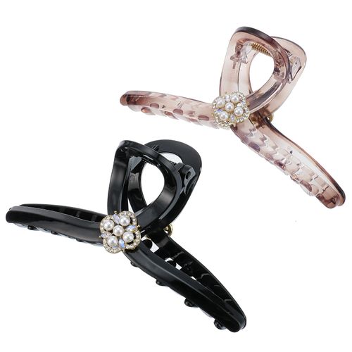 ピーズ
アカマル26 ビジュー付きバンスクリップ