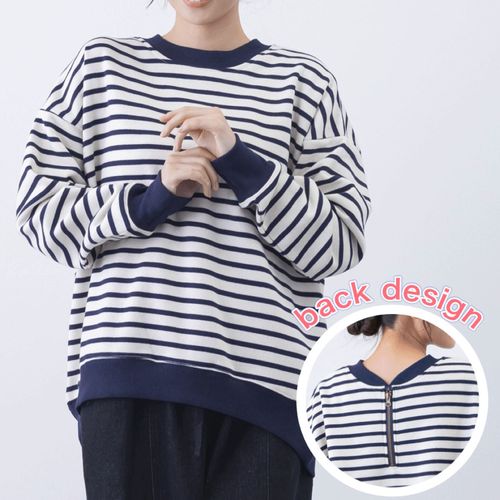 4955209023182







グロリア
CVC裏起毛ボーダー柄バックジップアップPO