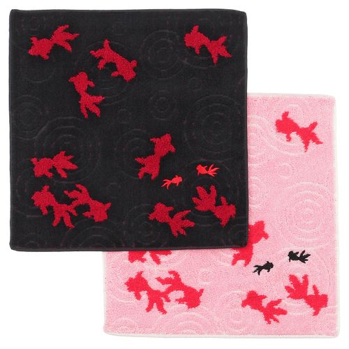 山本仁商店
大正浪漫ジャガード刺繍タオルハンカチ 金魚