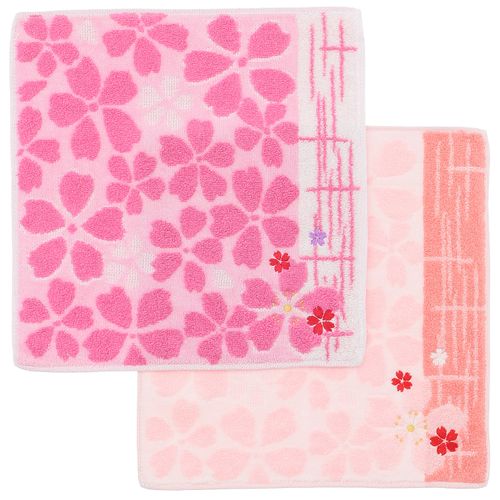 山本仁商店
大正浪漫ジャガード刺繍タオルハンカチ 桜