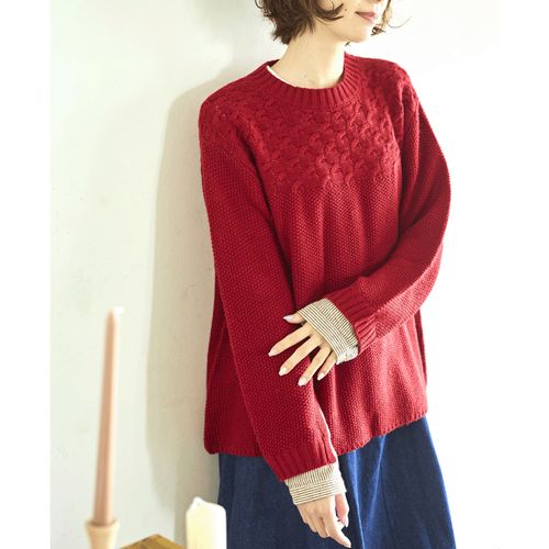 ノンノ
cloudnine ノンノ ニット無地・布帛ストライププルオーバー