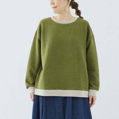 ノンノ
cloudnine ノンノ ジャガードカットキルト＋リブカットソープルオーバー