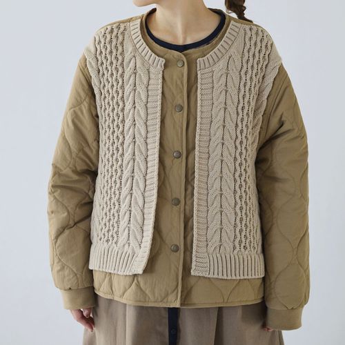 ノンノ
cloudnine ノンノ ナイロンワッシャー中綿入りキルティングコート