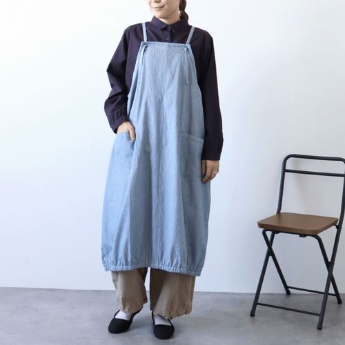 ノンノ
cloudnine ノンノ 5布帛デニムバルーンワンピースエプロン