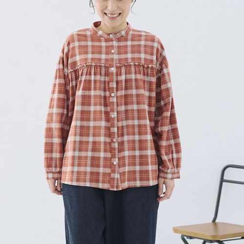ノンノ
cloudnine ノンノ レーヨンチェックブラウス