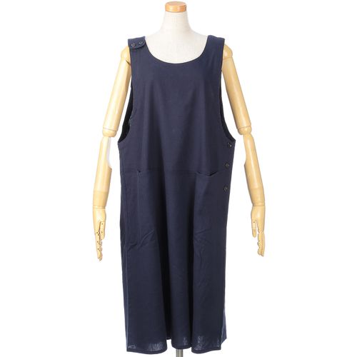 錦衣紡
麻レーヨン混肩釦エプロン