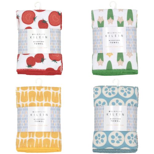 4904659106341







ティーライフ
KILEIN 野菜柄マイクロファイバータオル