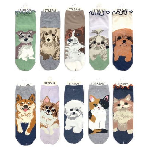 アシスト
STREAM DOG＆CAT SOCKS ロークルー