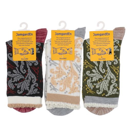 4982748673417







ギャレット
クルー丈 ダマスク柄 フロート 靴下