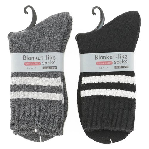 竹内
大寸（25－27cm）まるで毛布のような靴下 極厚パイル ライン