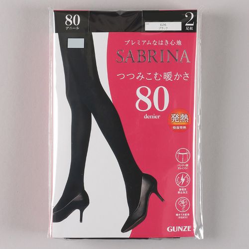 4973077930050







グンゼ
サブリナ 2Pセット 透けにくい80デニール。