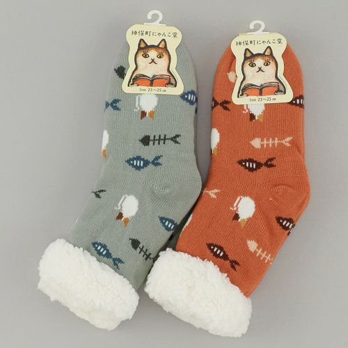 4550728006632







助野
にゃんこ堂 裏ボア猫と魚 ルームソックス