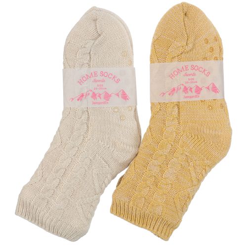 4982748670959







ギャレット
裏ボアルームソックス ケーブル編み柄