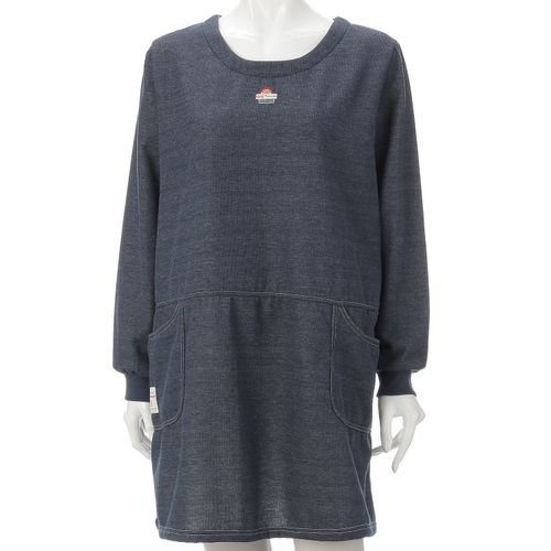 モリケイー
ビッグママ 裏起毛ニットデニム調カッポウ