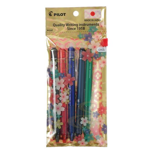 P-5083-90



パイロットコーポレーション
パイロット フリクションボールノック 0．5mm 5色セット／ 花柄