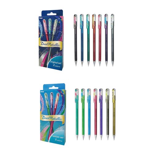 ぺんてる
デュアルメタリック ボールペン 7色セット