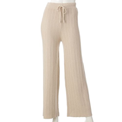 トラストワークスプランニング
ニットリブワイドパンツ