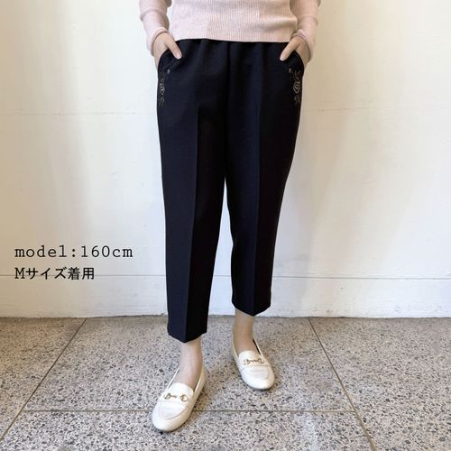 ナツメダ
バラポケット刺繍裏起毛55cm