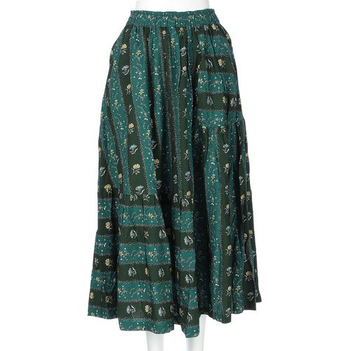 カリネ
ストライプフラワーティアードスカート