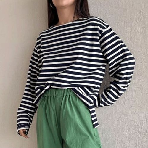 ザンパ
ザンパ ボートネックボーダーロンティー